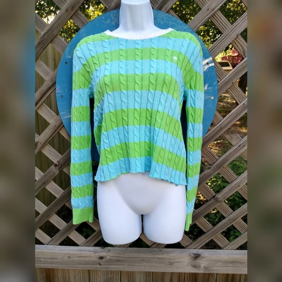 LILY PULITZER Altered Raw Edge Sweater - Picture 1 of 8